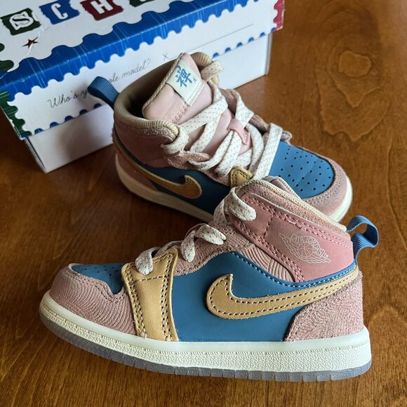 Nike Air Jordan 1 retro pastel sneakers 8C - Picture 2 of 16